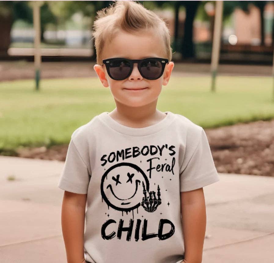 Somebodys Feral Child - Toddler Tee: