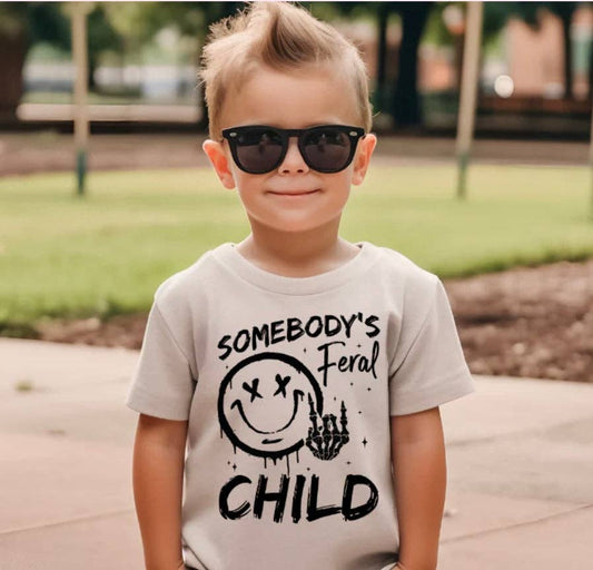 Somebodys Feral Child - Toddler Tee: