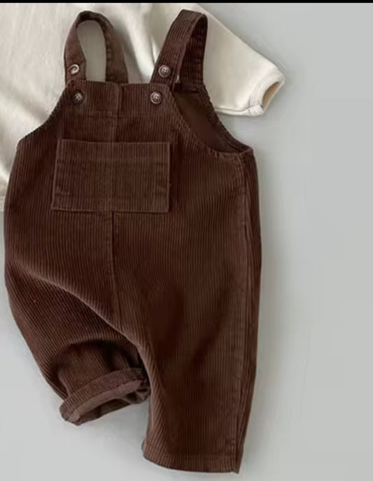 Brown overalls