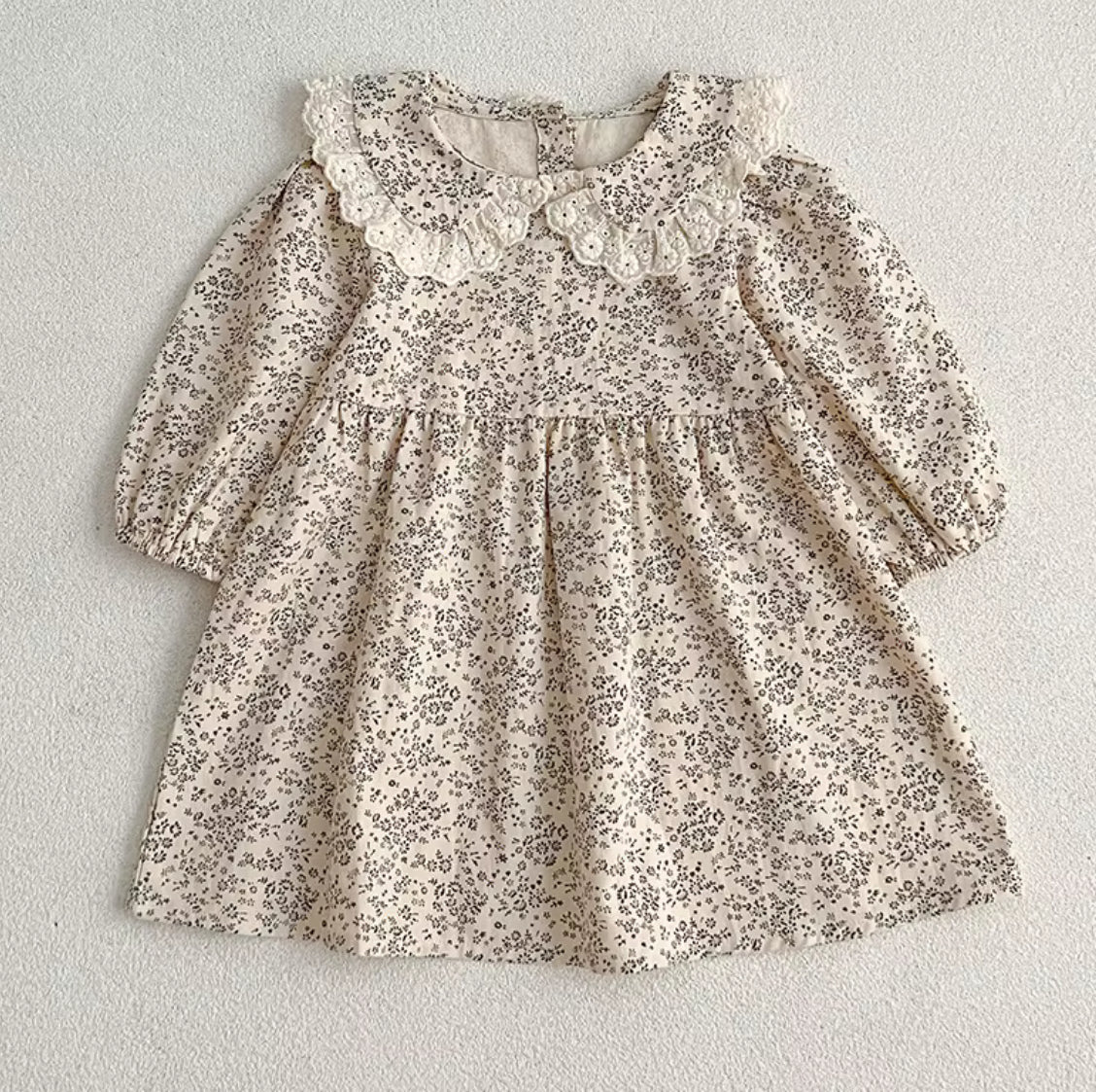Small Gray flower Dress