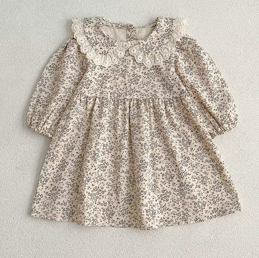 Small Gray flower Dress