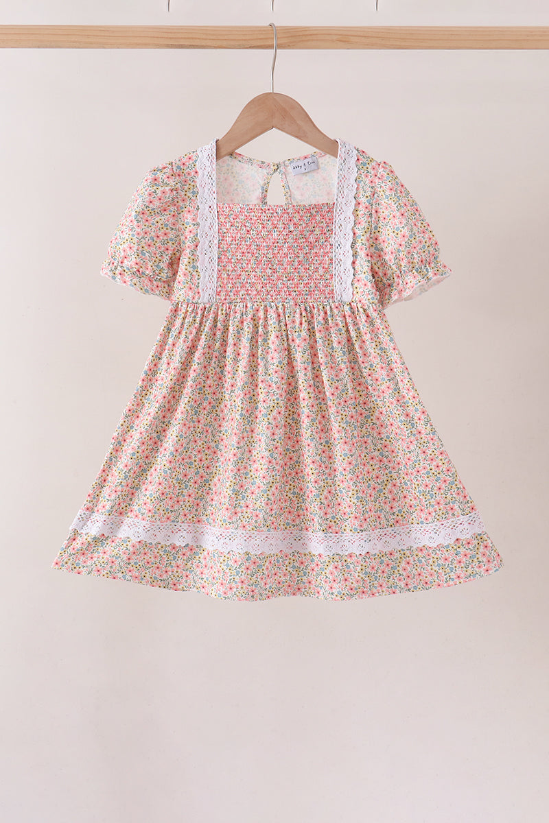 Floral Smocked Dress