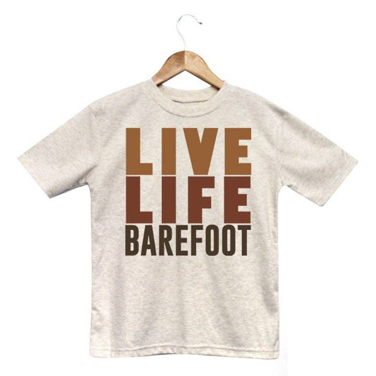 Live Life Barefoot Back to School Boy Clothes Girl Clothes: 4T